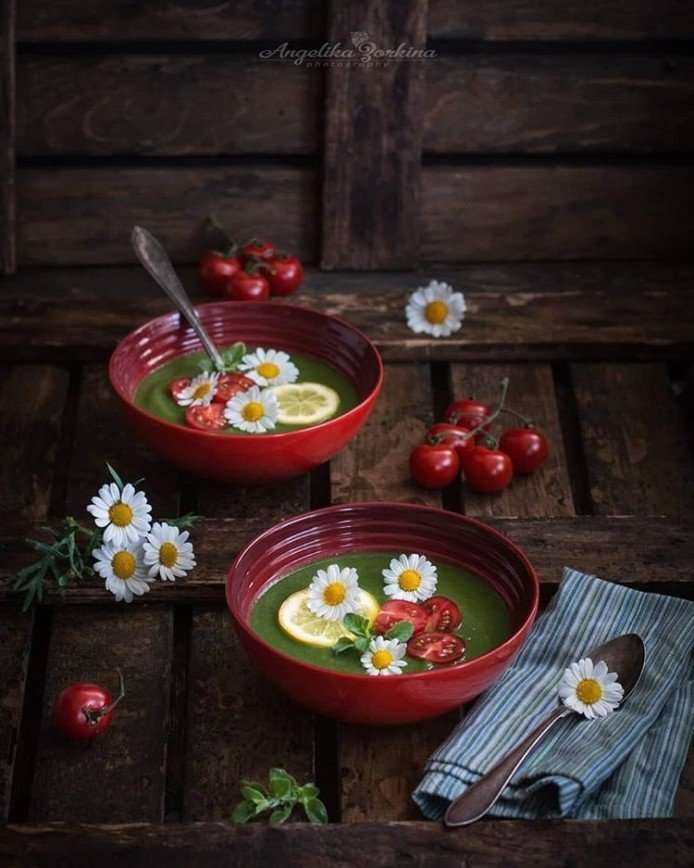 К обеду: готовим легкий зеленый суп от Анжелики Зоркиной