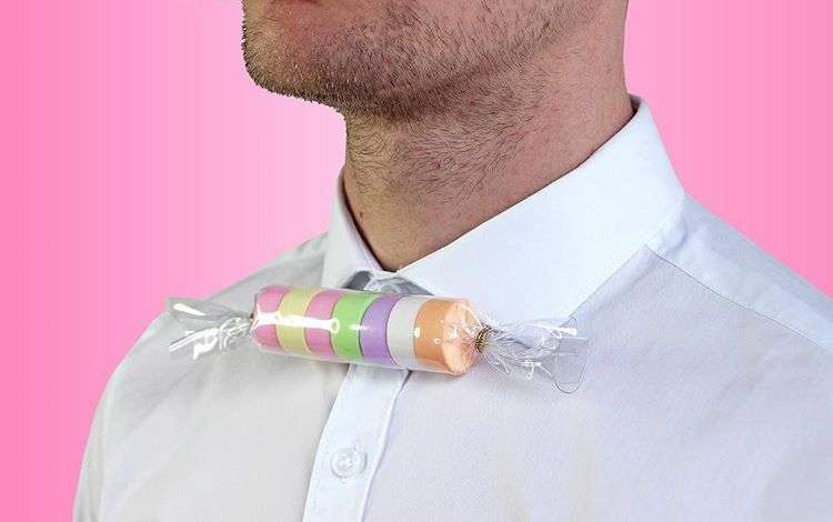 Для мужчин с чувством юмора: необычные галстуки-бабочки в подарок