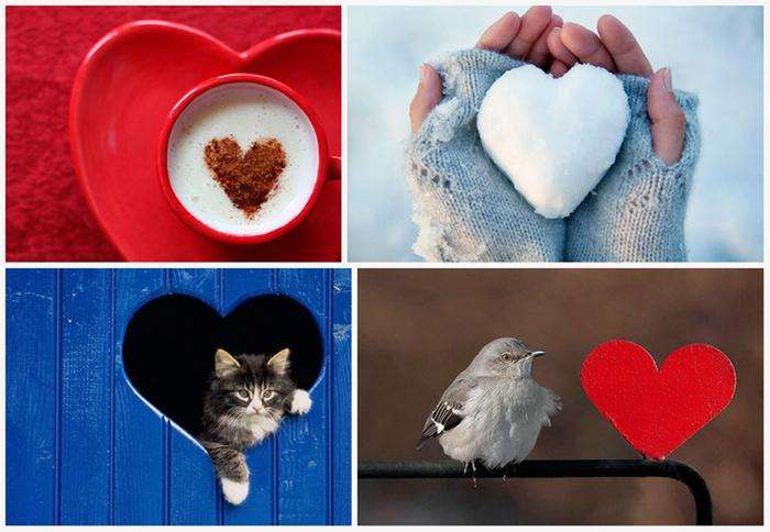  Ко дню Святого Валентина: Сердца, всюду сердца!