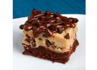 Брауні з шоколадною крихтою.