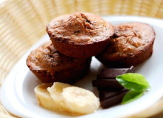 Бананові мафіни.