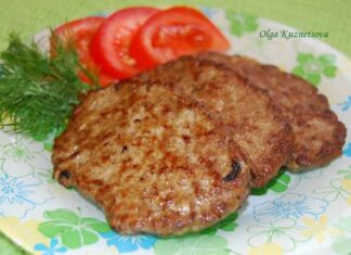 Котлети з яловичої печінки.