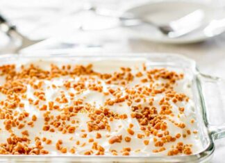 Банановий пудинг без випікання.