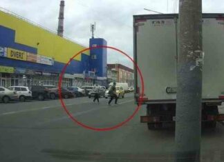 Парний забіг через дорогу в недозволеному місці