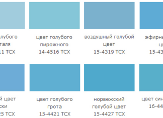Небесно-блакитний колір і його поєднання