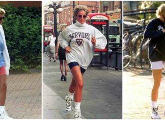 Фотографії принцеси діани в велосипедних шортах в середині 1990-х років