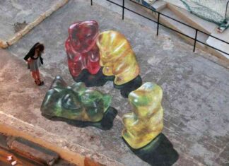 3d малюнки голландського художника змушують перехожих зупинитися