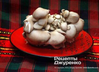 Салат з вешенками
